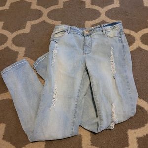 Forever 21 - Distressed Skinny Jeans